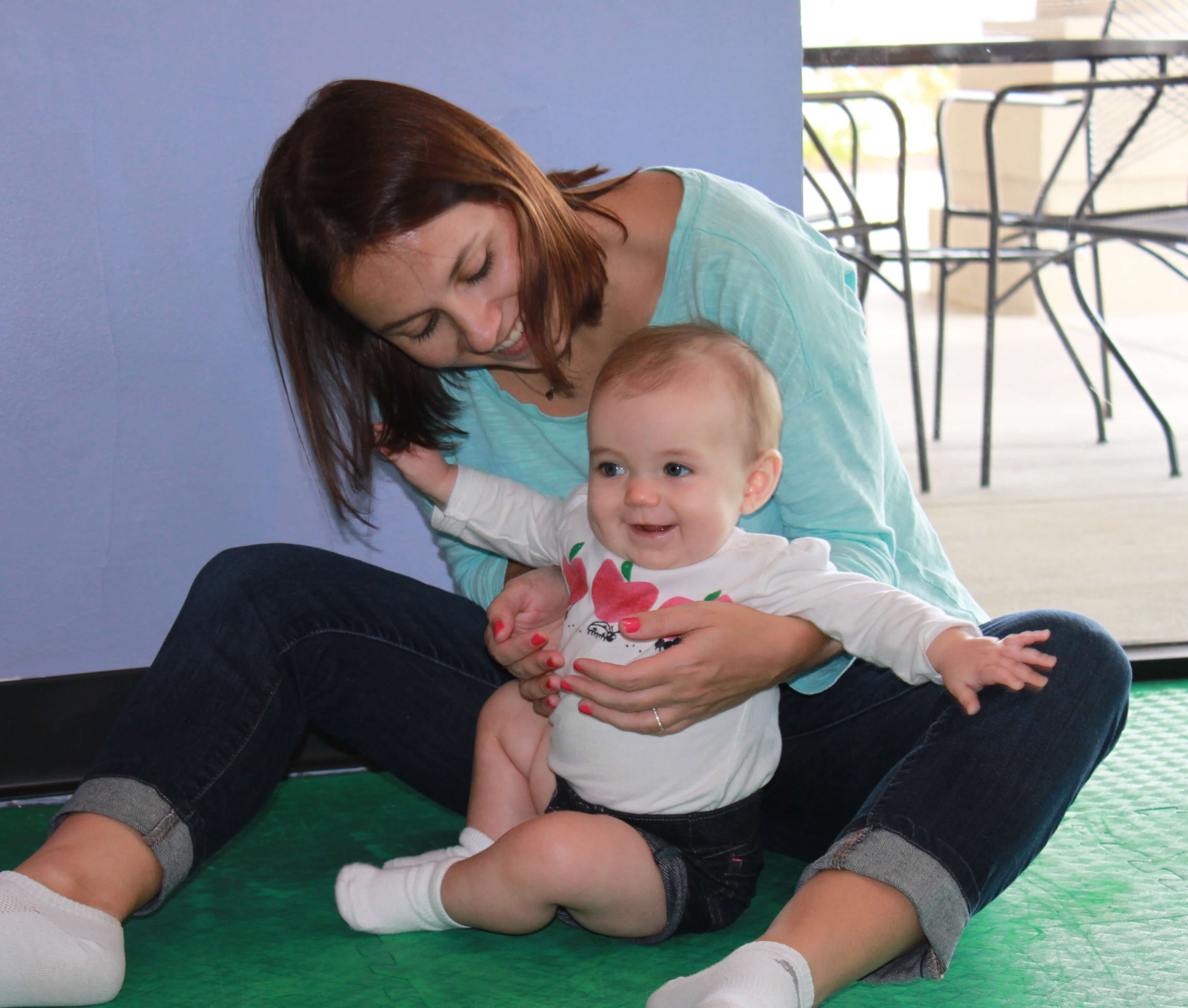 Teaching social skills starts with your example - come to Romp n' Roll in Katy, TX for a fun, social environment for kids and parents alike.
